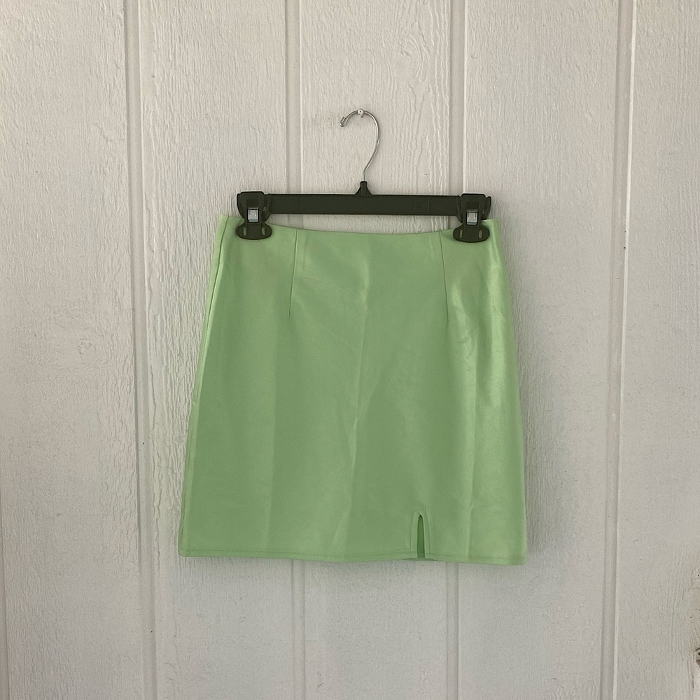 Green princess polly mini skirt